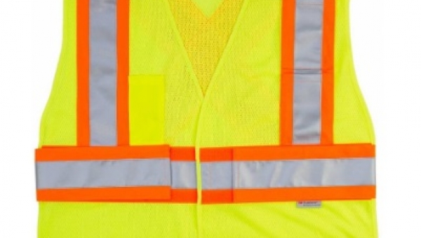 Tearaway Mesh Vest With Contrast Reflective Material